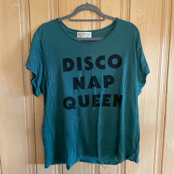 Wildfox Disco Nap Queen tee. Size small - Picture 3 of 3